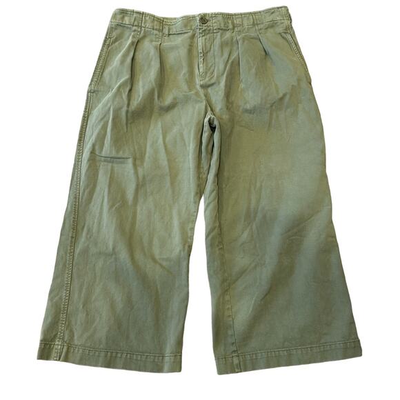 Maeve Remi Wide-Leg Crop Chino Culotte Pant Size 16 - Picture 3 of 10